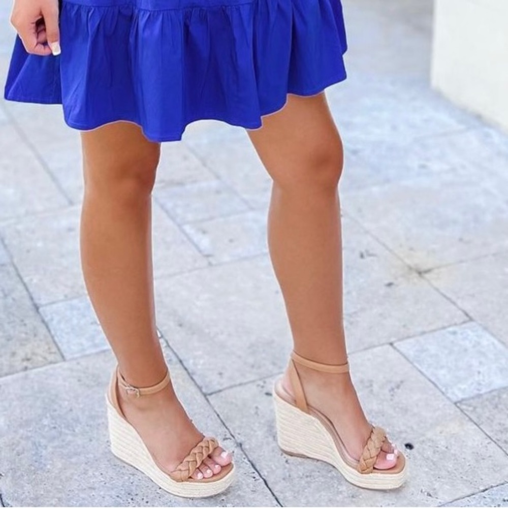 Brand new never worn braided wedges.Perfect condition. Exactly as seen in photos